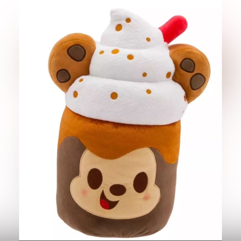 Disney Munchlings Mickey Mouse Iced Cookie Latte 16" Plush Classic Couplings New